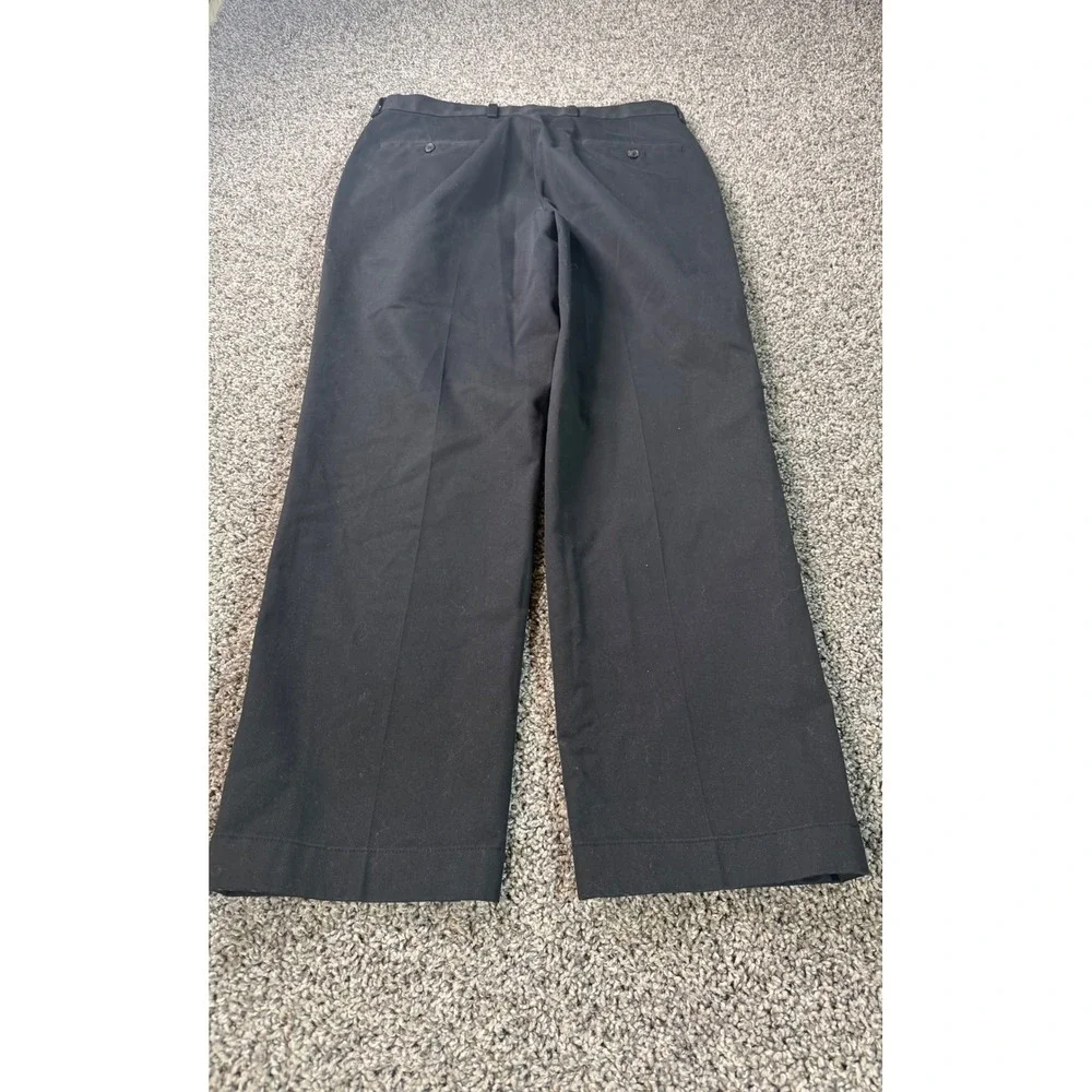 Brooks Brothers 346 Advantage Chino Clark Fit Black Cotton Pants Mens 33x30